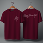 T-shirt over size  ( love yourself )